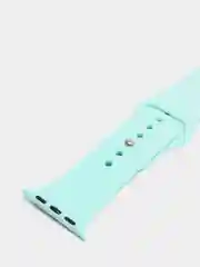 Бирюзовый ремешок для Apple Watch, силиконовый
