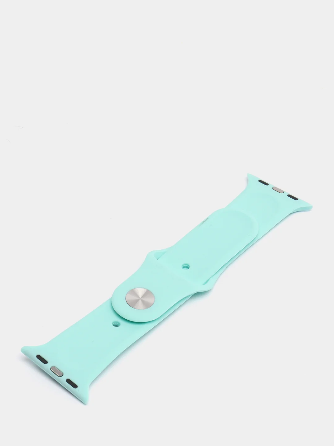 Бирюзовый ремешок для Apple Watch, силиконовый