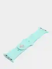 Бирюзовый ремешок для Apple Watch, силиконовый