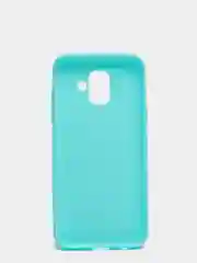 Бежевый чехол Samsung Galaxy A6 (2018), Самсунг Галакси А6 2018, силиконовый цветной матовый