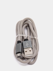Кабель зарядный Prime Line, нейлон, 1 м