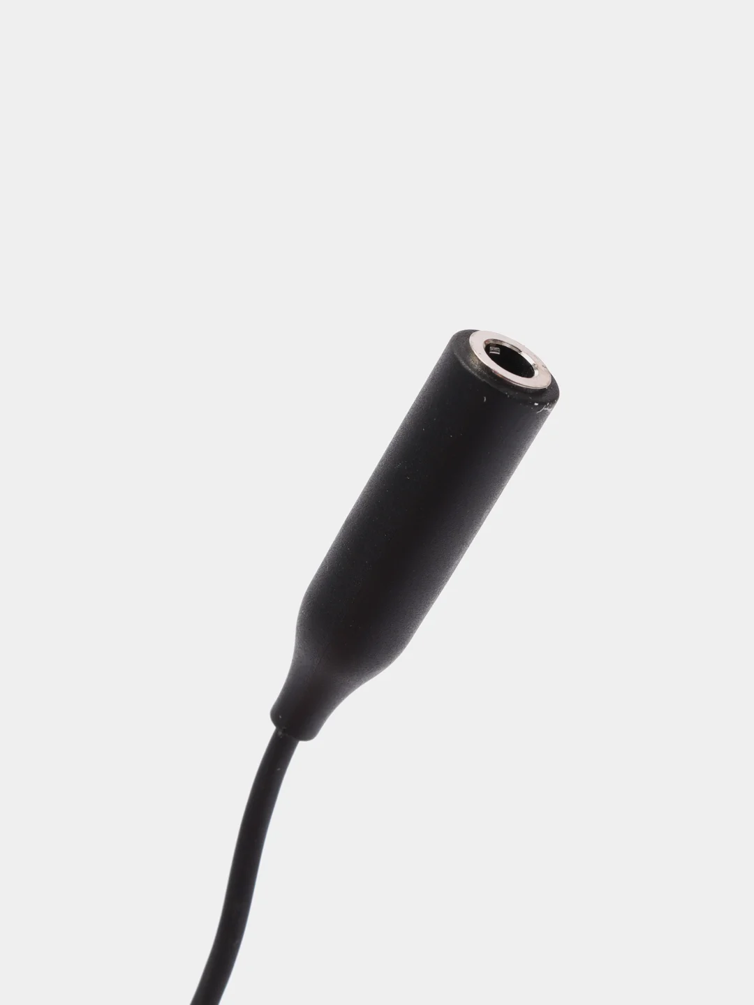 Черный адаптер аудио-переходник Type-C - 3.5mm jack