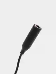 Черный адаптер аудио-переходник Type-C - 3.5mm jack
