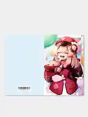 Коралловый меланж открытка поздравительная Аниме, K-pop 12х18,5 см