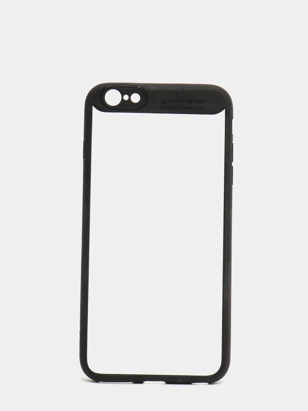 Черный iphone 7 / 8/SE 2020, 7 Plus / 8 Plus, 6/6s, 6 Plus / 6s Plus чехол пластиковый прозрачный