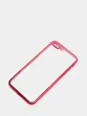 Красный чехол для iPhone 7, 8, SE, X, XS, XR, 11 Pro Max, 12 Mini, Pro Max, с гальваническим покрытием