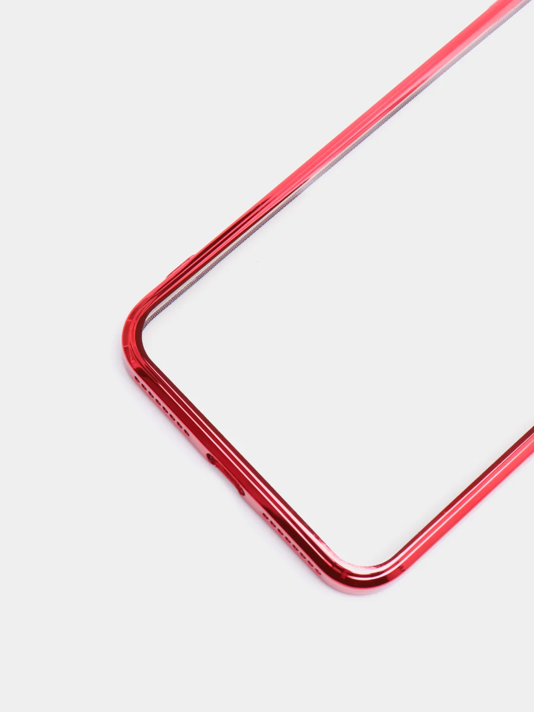 Красный чехол для iPhone 7, 8, SE, X, XS, XR, 11 Pro Max, 12 Mini, Pro Max, с гальваническим покрытием