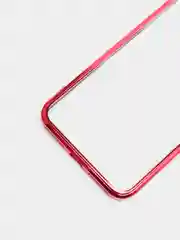Красный чехол для iPhone 7, 8, SE, X, XS, XR, 11 Pro Max, 12 Mini, Pro Max, с гальваническим покрытием