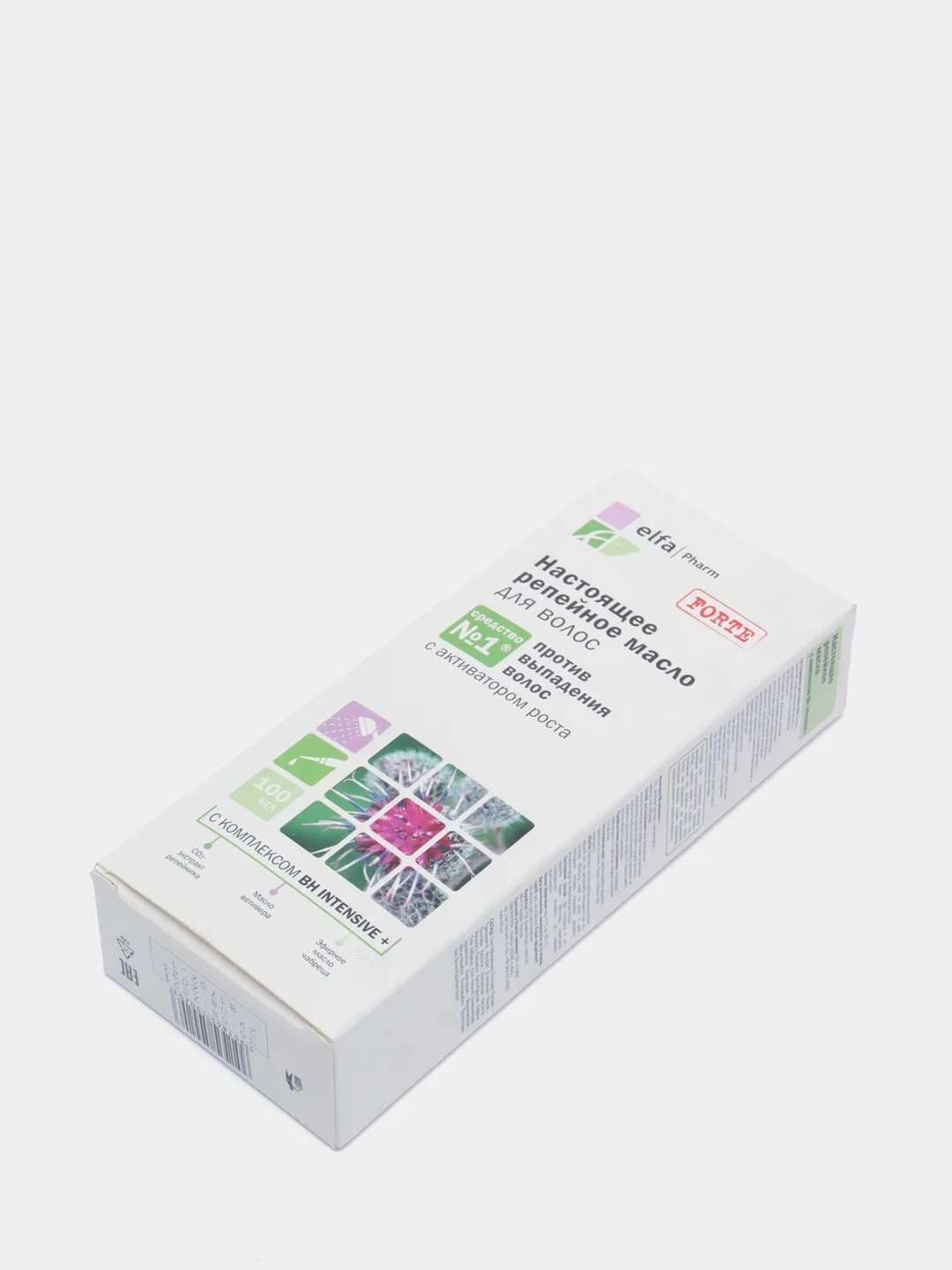 Elfa Pharm Настоящее Репейное Масло против выпадения волос с активатором роста, 100 мл