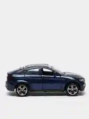 Синий модель автомобиля BMW X6, металл