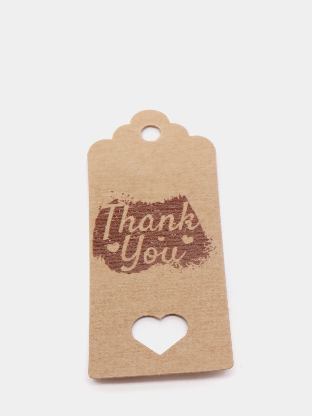 Бирка крафт, 50шт, "Thank You"