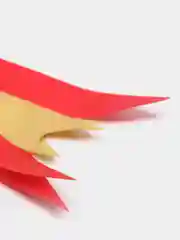 Оранжевый бант-шар, двухцветный