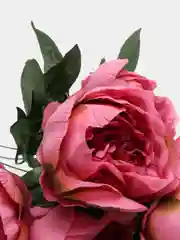 Тёмно-розовый искусственные цветы, пионы крупные, букет