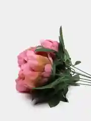 Тёмно-розовый искусственные цветы, пионы крупные, букет