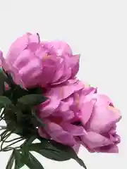 Фиолетовый искусственные цветы, пионы крупные, букет