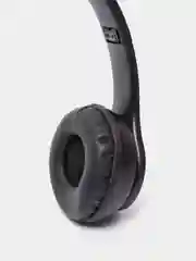 Черный наушники беспроводные, Bluetooth, с кошачьими светящимися ушками, Cat Ear P47 M