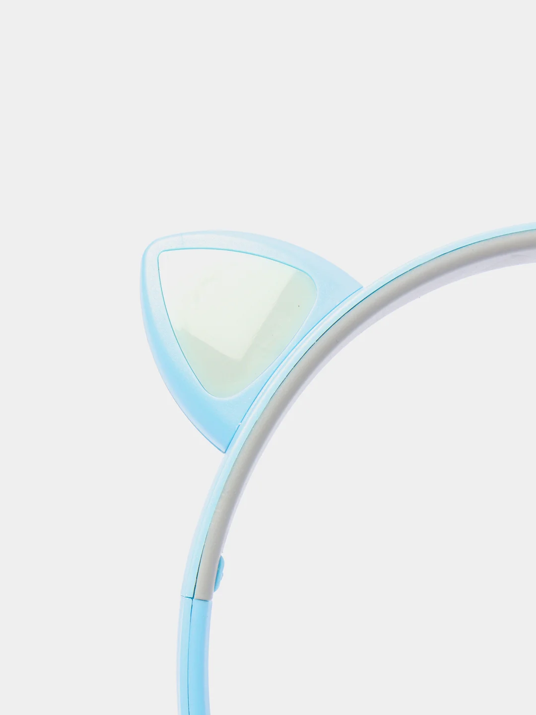 Небесно-голубой наушники беспроводные, Bluetooth, с кошачьими светящимися ушками, Cat Ear P47 M