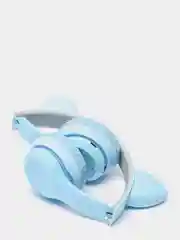 Небесно-голубой наушники беспроводные, Bluetooth, с кошачьими светящимися ушками, Cat Ear P47 M