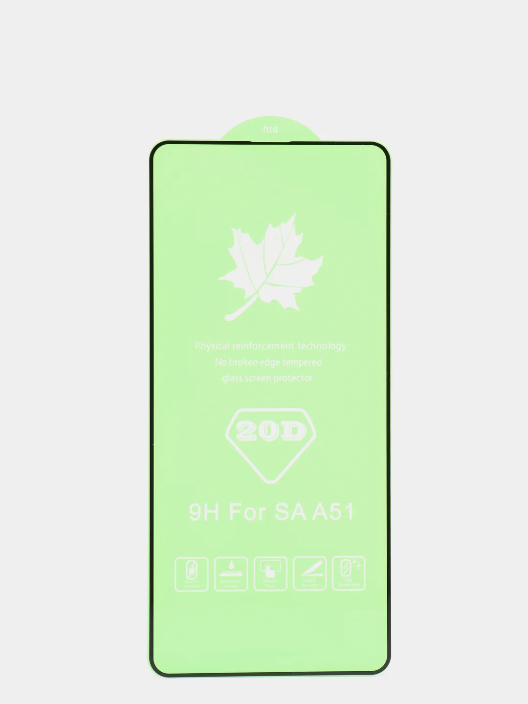 Защитное стекло 20D для Samsung Galaxy A21/A31/A41/A51/A71/A8/A8S/A8+/J2/J2 Core/J4/J6