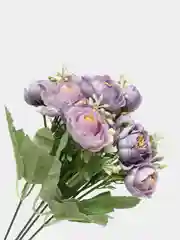 Сиреневый искусственные цветы пионы, камелии, розы, букет