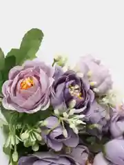 Сиреневый искусственные цветы пионы, камелии, розы, букет
