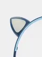Аметистовый наушники беспроводные, Bluetooth, с кошачьими светящимися ушками, Cat Ear P47 M