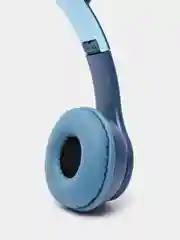 Аметистовый наушники беспроводные, Bluetooth, с кошачьими светящимися ушками, Cat Ear P47 M
