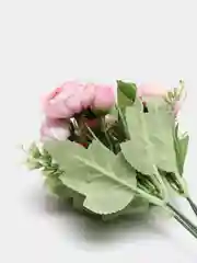 Розовый искусственные цветы пионы, камелии, розы, букет