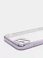 Лавандовый чехол для iPhone 7, 8, SE, X, XS, XR, 11 Pro Max, 12 Mini, Pro Max, с гальваническим покрытием