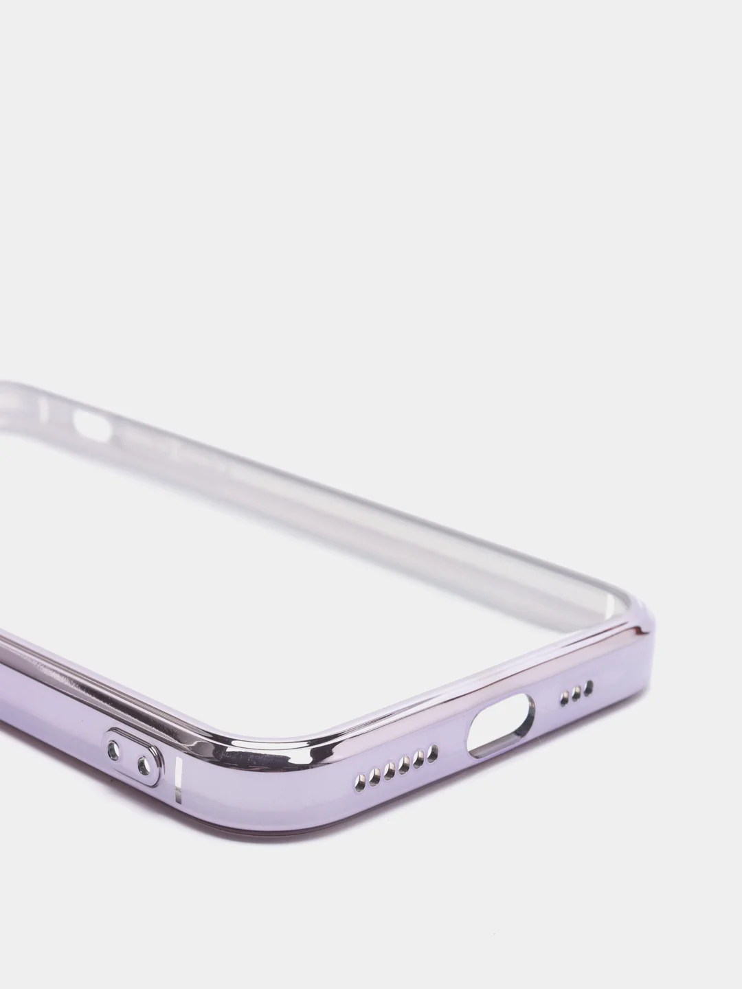 Лавандовый чехол для iPhone 7, 8, SE, X, XS, XR, 11 Pro Max, 12 Mini, Pro Max, с гальваническим покрытием