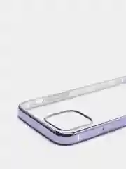 Лавандовый чехол для iPhone 7, 8, SE, X, XS, XR, 11 Pro Max, 12 Mini, Pro Max, с гальваническим покрытием