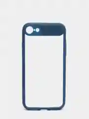 Синий iphone 7 / 8/SE 2020, 7 Plus / 8 Plus, 6/6s, 6 Plus / 6s Plus чехол пластиковый прозрачный