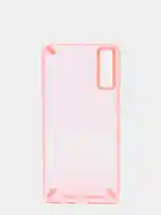 Розовый чехол для Samsung Galaxy A50  с  блестками
