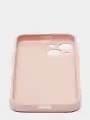 Коралловый меланж чехол на iPhone 11, 13, 12, XR, Pro, Max, Mini, бархатный