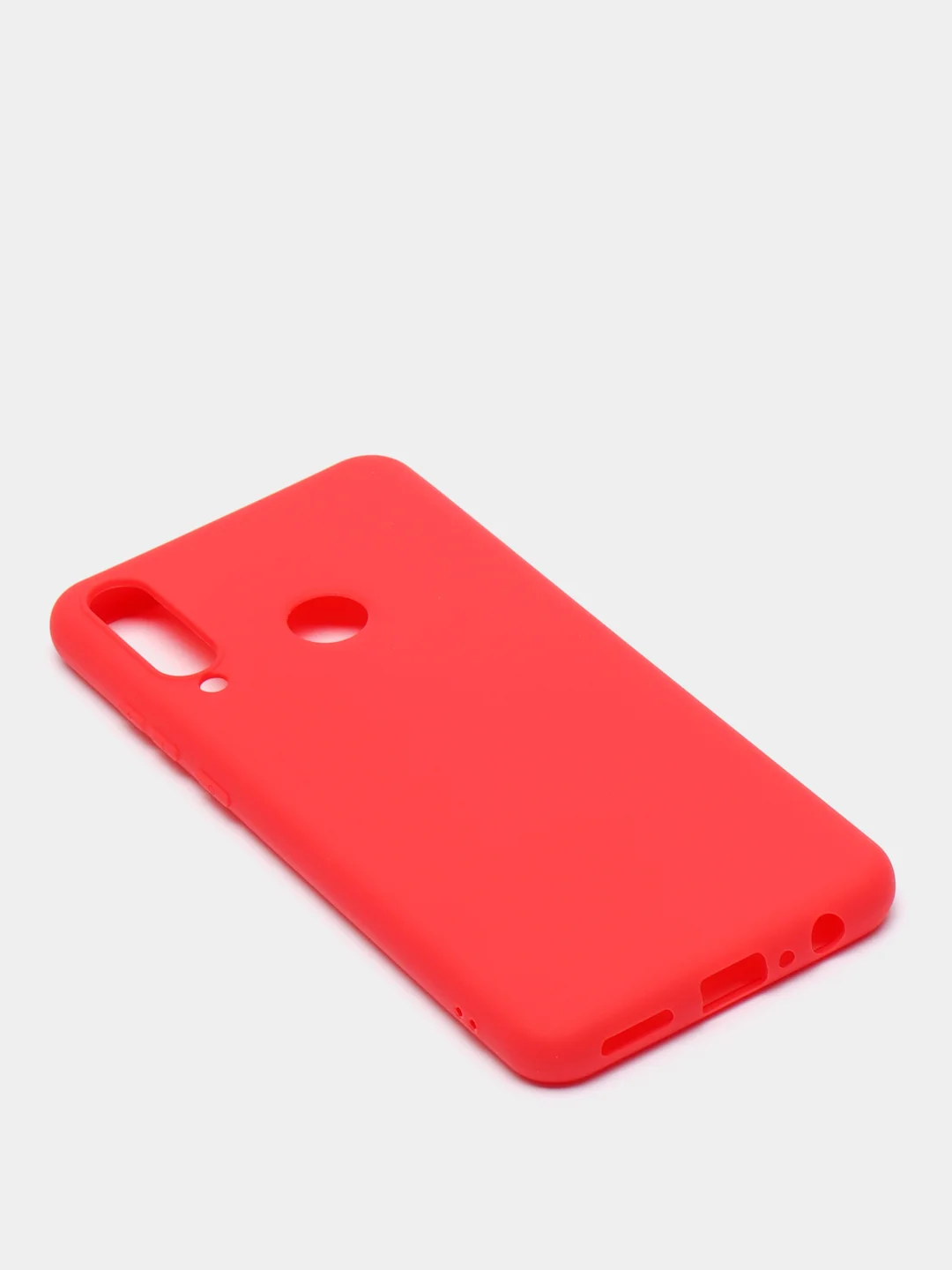 Красный чехол Huawei Y6p силиконовый