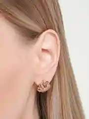 Желтый серьги с цирконами