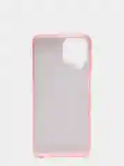 Розовый чехол  для Samsung Galaxy A22 / M32/M22  силиконовый с блестками Противоударный чехол
