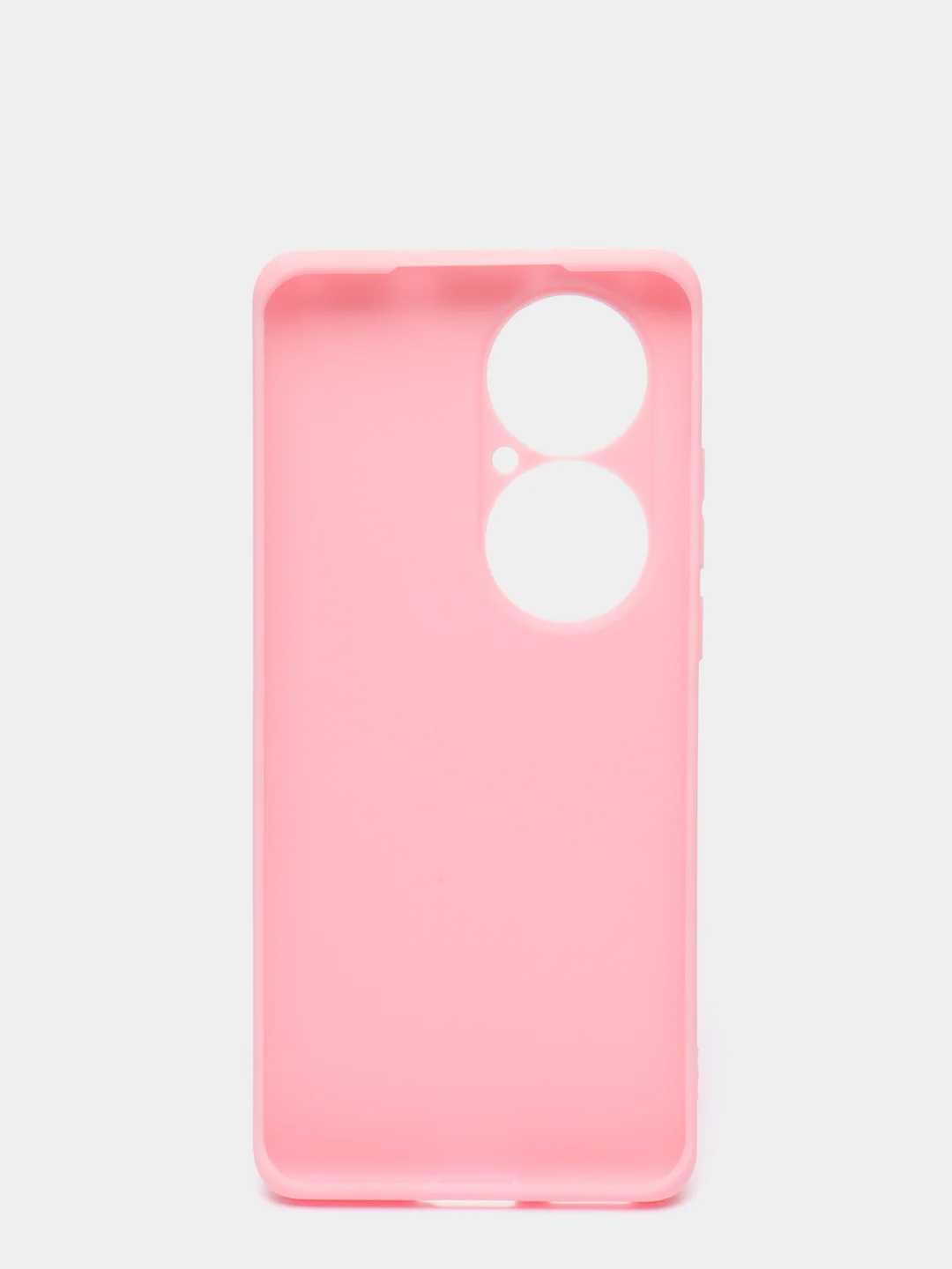 Розовый чехол Huawei P50 Pro, Хуавей П50 Про силиконовый, матовый