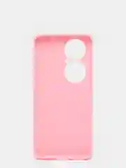 Розовый чехол Huawei P50 Pro, Хуавей П50 Про силиконовый, матовый