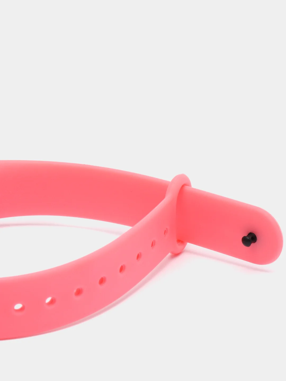 Кораллово-розовый силиконовый ремешок Xiaomi Mi Band 2