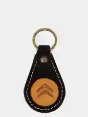 Брелок для ключа кожаный, трёхслойный, с логотипом