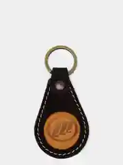 Брелок для ключа кожаный, трёхслойный, с логотипом