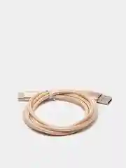 Золотой кабель USB Type C для зарядки, передачи данных, быстрая зарядка