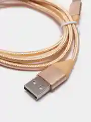 Золотой кабель USB Type C для зарядки, передачи данных, быстрая зарядка