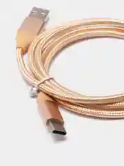 Золотой кабель USB Type C для зарядки, передачи данных, быстрая зарядка