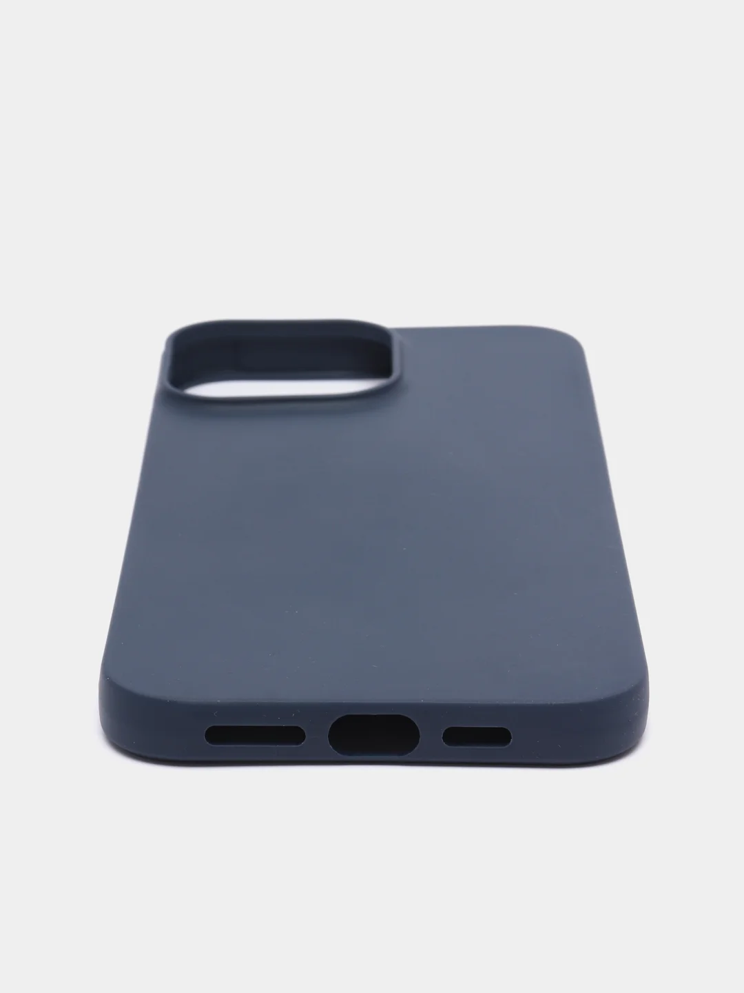 Синий чехол силиконовый iPhone 13, 13 Mini, 13 Pro, 13 Pro Max матовый, цветной, на айфон