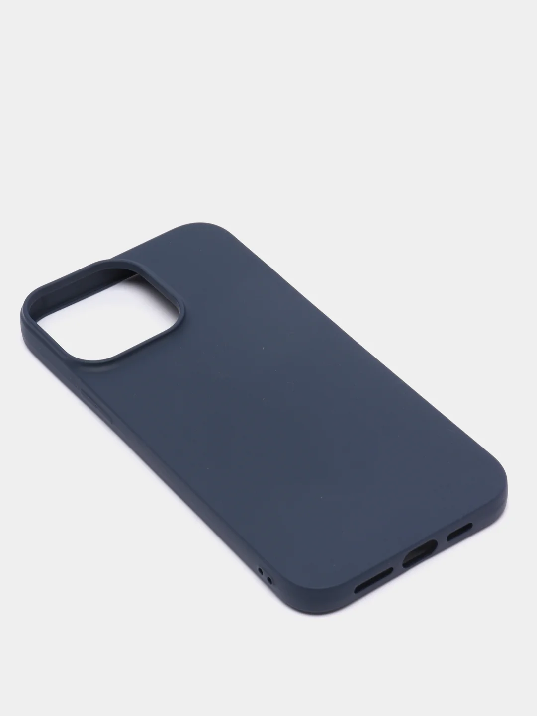 Синий чехол силиконовый iPhone 13, 13 Mini, 13 Pro, 13 Pro Max матовый, цветной, на айфон