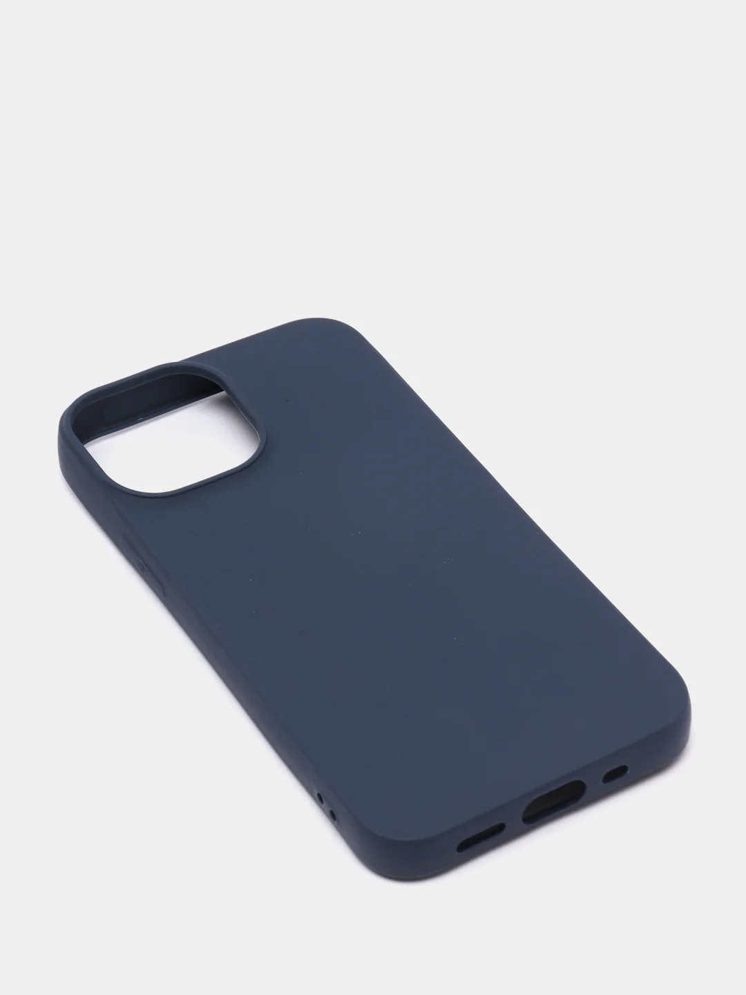 Синий чехол силиконовый iPhone 13, 13 Mini, 13 Pro, 13 Pro Max матовый, цветной, на айфон