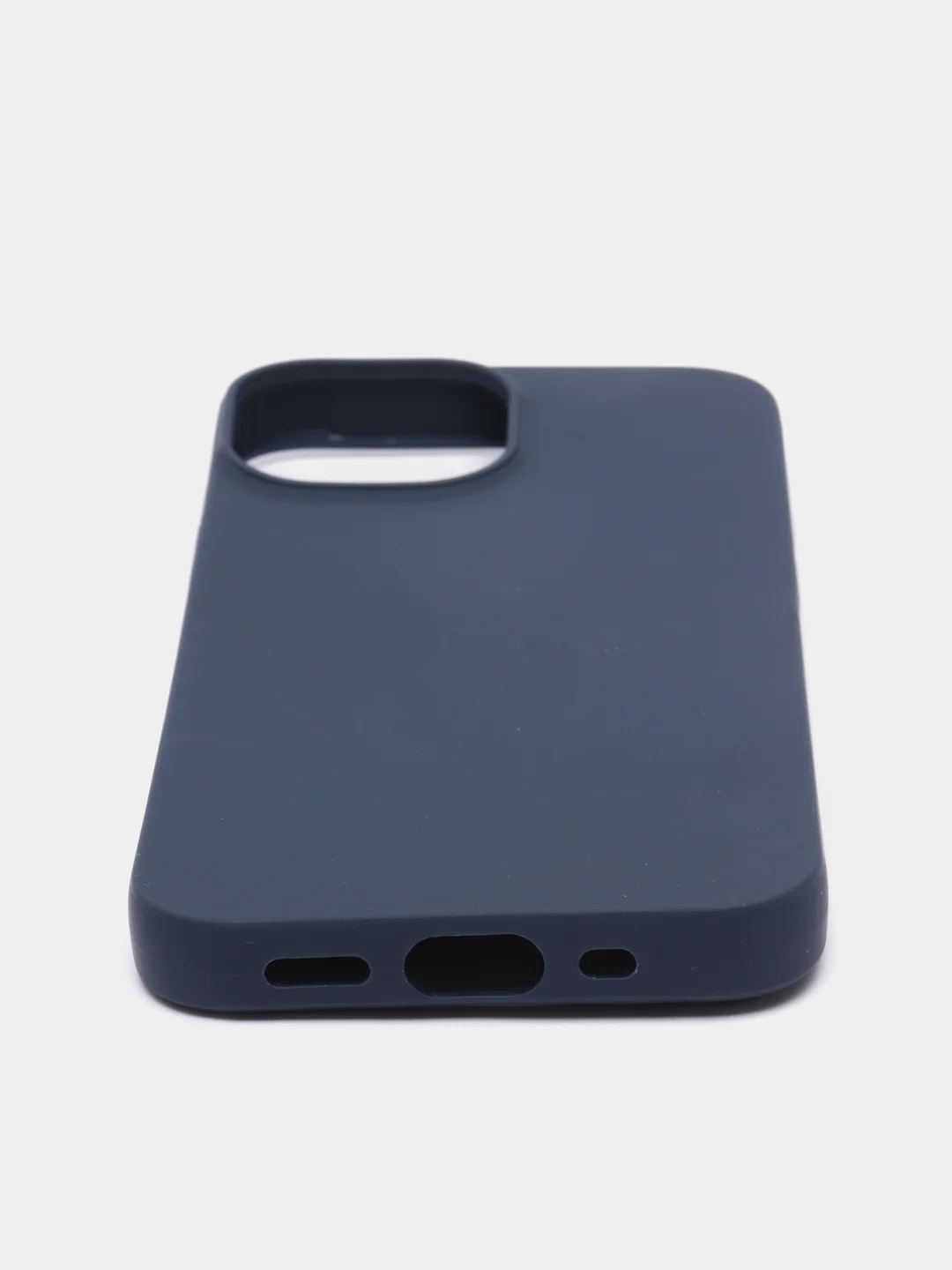 Синий чехол силиконовый iPhone 13, 13 Mini, 13 Pro, 13 Pro Max матовый, цветной, на айфон