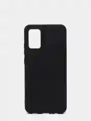 Черный чехол Samsung Galaxy A02s силиконовый